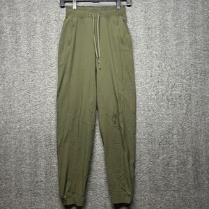 Lululemon Women's Dance Studio Mid-Rise Jogger Olive Green Full‎ Length Size 2